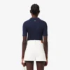 Dámská polokošile Slim Fit Pointelle s logem L.12.12 Dámská polokošile Slim Fit Pointelle s logem L.12.12
