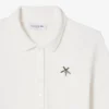 Dámská polokošile Slim Fit Pointelle s logem L.12.12