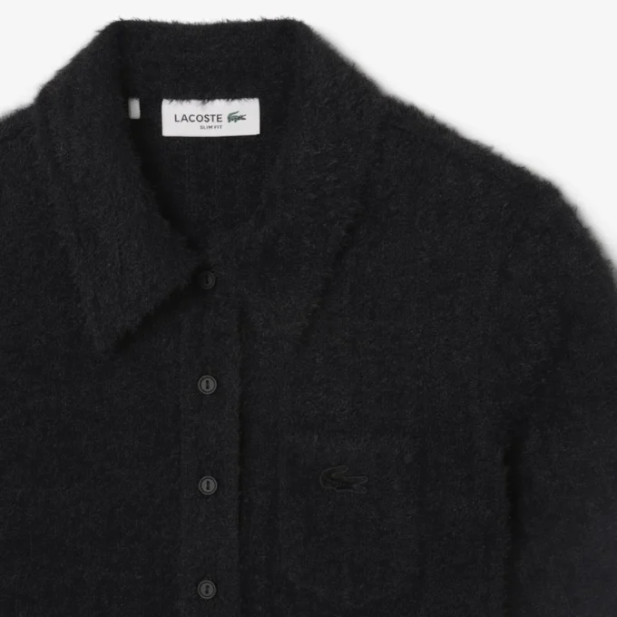 Dámská polokošile Slim Fit s žebrovaným úpletem Dámská polokošile Slim Fit s žebrovaným úpletem
