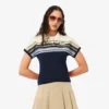 Dámská pruhovaná polokošile Slim Fit vyrobená ve Francii Dámská pruhovaná polokošile Slim Fit vyrobená ve Francii