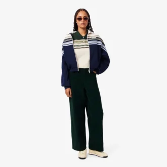 Dámská pruhovaná polokošile Slim Fit vyrobená ve Francii