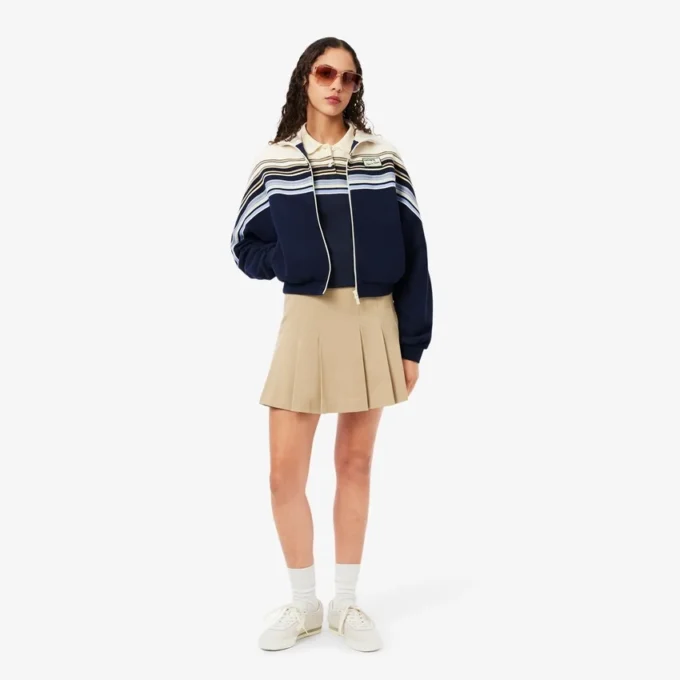 Dámská pruhovaná polokošile Slim Fit vyrobená ve Francii Dámská pruhovaná polokošile Slim Fit vyrobená ve Francii