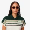Dámská pruhovaná polokošile Slim Fit vyrobená ve Francii Dámská pruhovaná polokošile Slim Fit vyrobená ve Francii