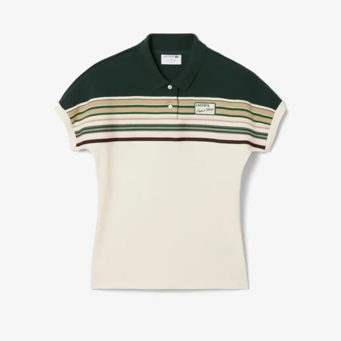 Dámská pruhovaná polokošile Slim Fit vyrobená ve Francii Dámská pruhovaná polokošile Slim Fit vyrobená ve Francii