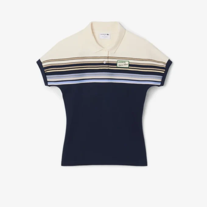 Dámská pruhovaná polokošile Slim Fit vyrobená ve Francii Dámská pruhovaná polokošile Slim Fit vyrobená ve Francii