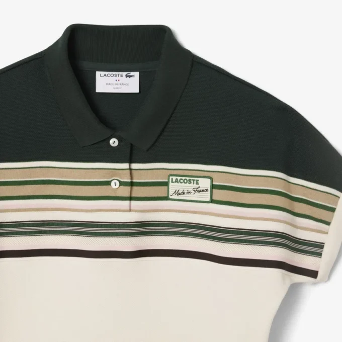 Dámská pruhovaná polokošile Slim Fit vyrobená ve Francii Dámská pruhovaná polokošile Slim Fit vyrobená ve Francii