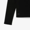 Dámský svetr s vysokým výstřihem z 3D žebrovaného úpletu