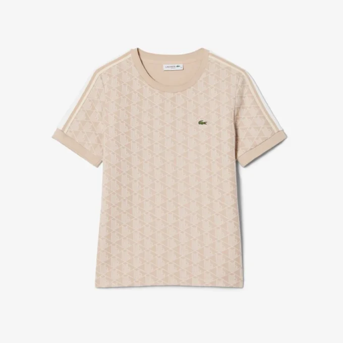 Dámské tričko Monogram se slim fit střihem Dámské tričko Monogram se slim fit střihem