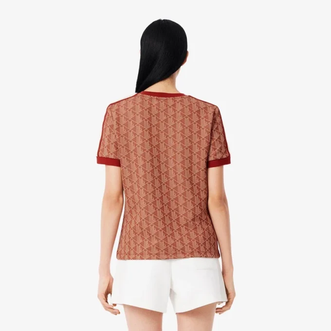 Dámské tričko Slim Fit s monogramem Dámské tričko Slim Fit s monogramem