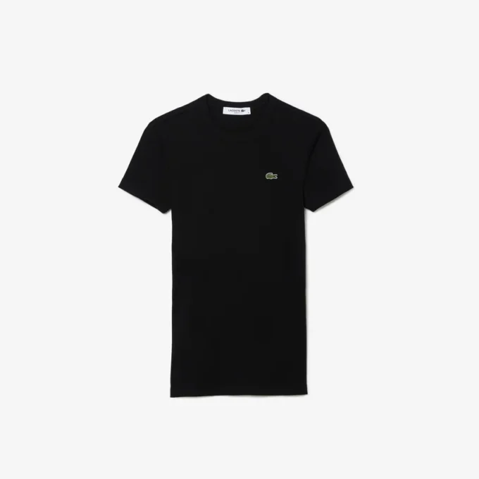 Dámské tričko ze žebrované bavlny se slim fit střihem Dámské tričko ze žebrované bavlny se slim fit střihem