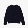 Dámský volný vlněný kardigan s výstřihem do V