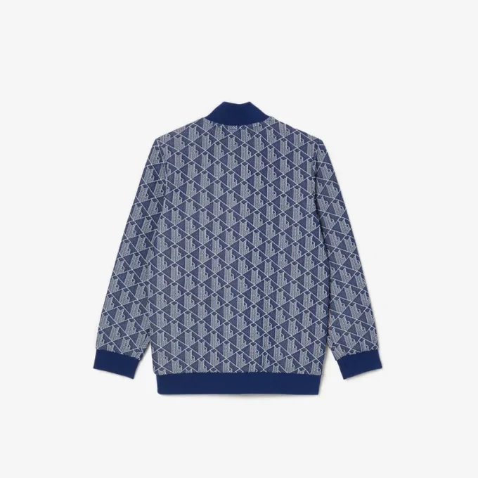 Dětská mikina s vysokým límcem a zipem Paris Monogram Dětská mikina s vysokým límcem a zipem Paris Monogram