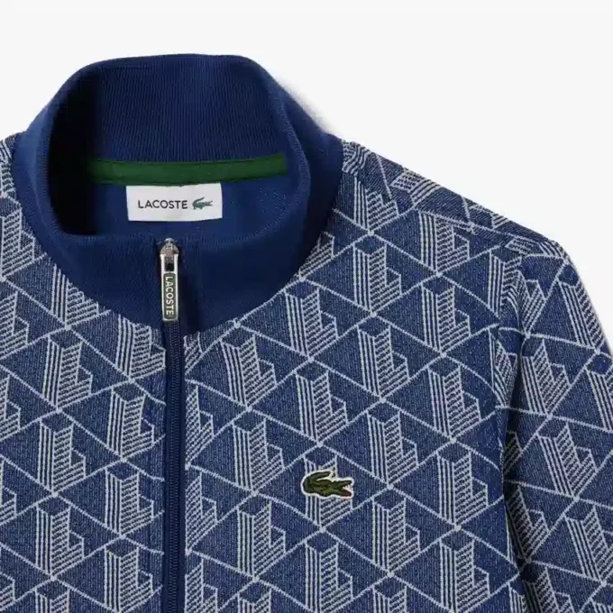 Dětská mikina s vysokým límcem a zipem Paris Monogram Dětská mikina s vysokým límcem a zipem Paris Monogram