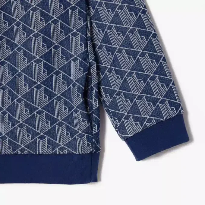 Dětská mikina s vysokým límcem a zipem Paris Monogram Dětská mikina s vysokým límcem a zipem Paris Monogram