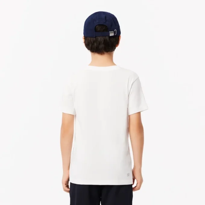 Dětské oversized technické bavlněné tenisové tričko Dětské oversized technické bavlněné tenisové tričko