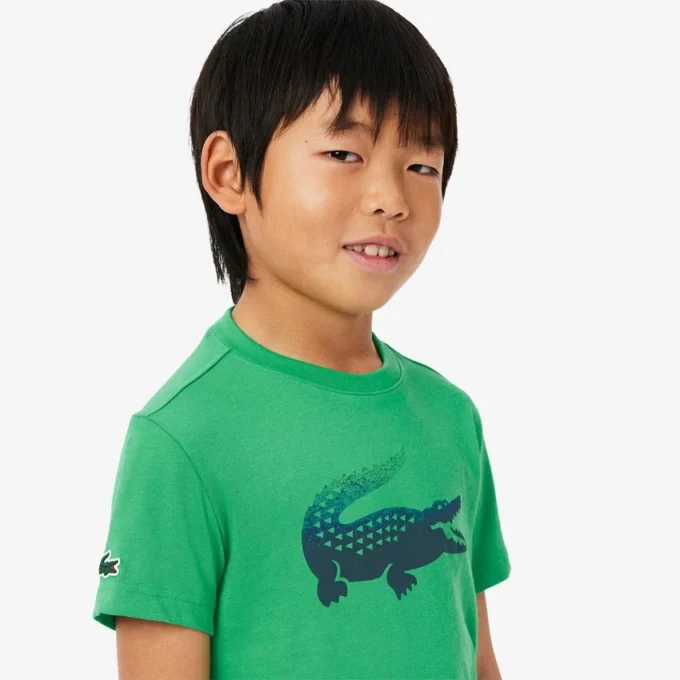 Dětské tričko Lacoste X Daniil Medvedev Ultra Dry Dětské tričko Lacoste X Daniil Medvedev Ultra Dry