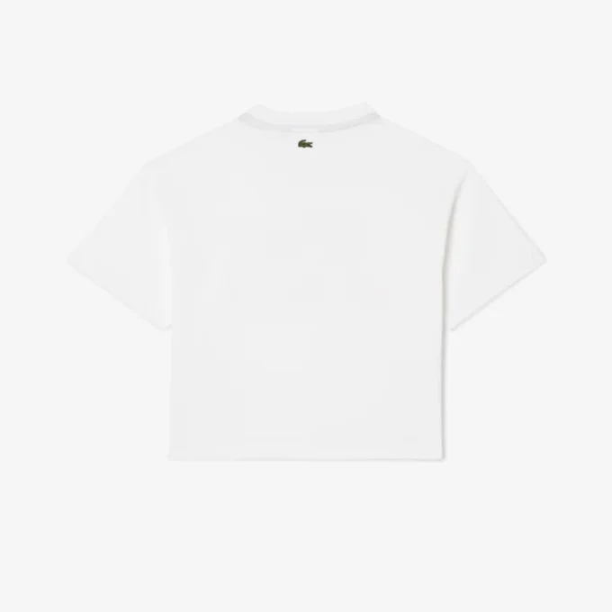 Dívčí oversized bavlněné tričko s potiskem Dívčí oversized bavlněné tričko s potiskem