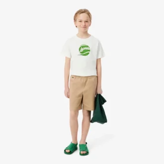 Elastické bavlněné keprové chino šortky