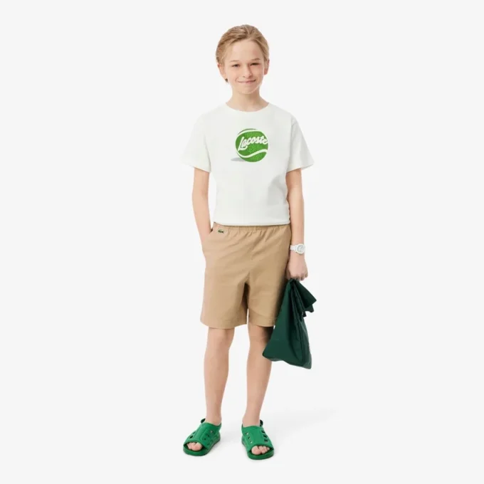 Elastické bavlněné keprové chino šortky Elastické bavlněné keprové chino šortky
