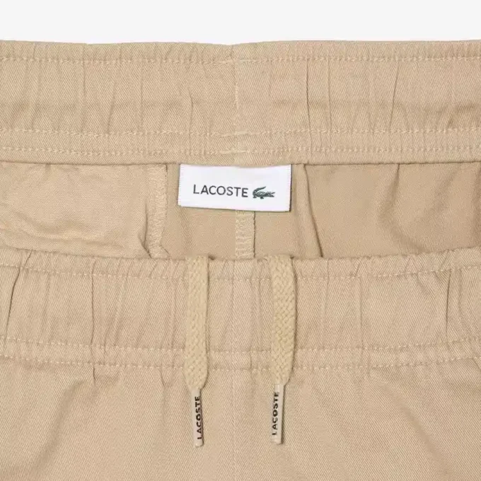 Elastické bavlněné keprové chino šortky Elastické bavlněné keprové chino šortky