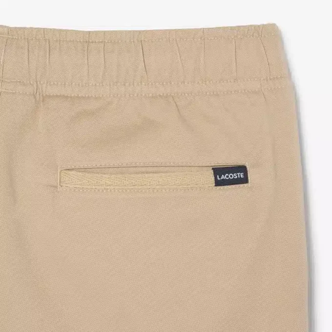 Elastické bavlněné keprové chino šortky Elastické bavlněné keprové chino šortky