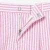 Elastické bermudy s pruhy v oxfordském stylu Elastické bermudy s pruhy v oxfordském stylu