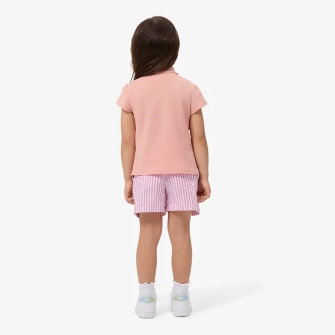 Elastické bermudy s pruhy z oxfordského plátna Elastické bermudy s pruhy z oxfordského plátna