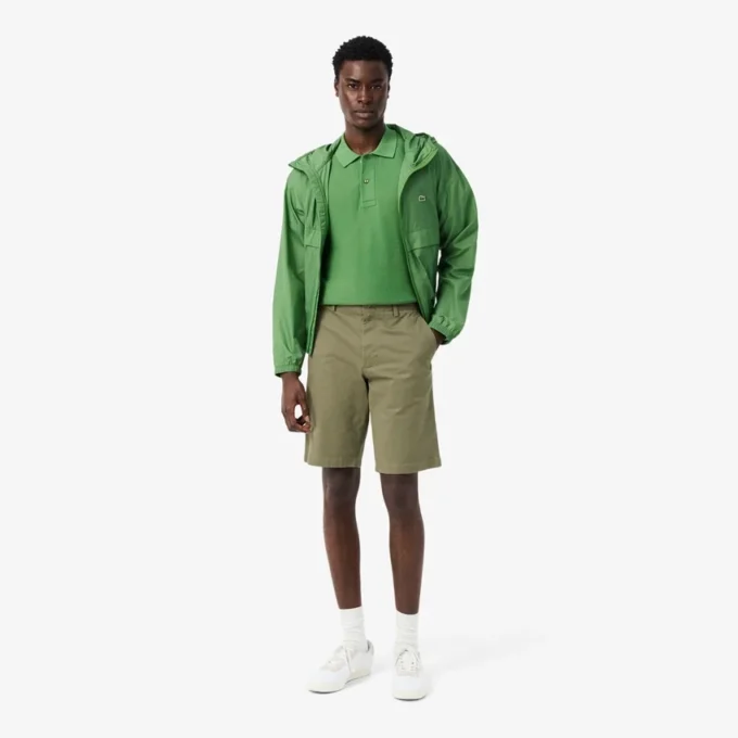 Elastické keprové chino šortky Elastické keprové chino šortky