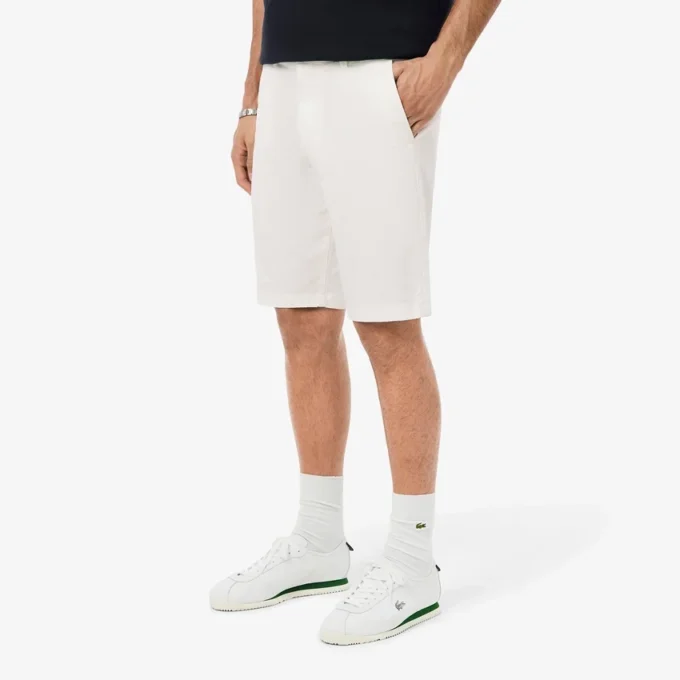 Elastické keprové chino šortky Elastické keprové chino šortky