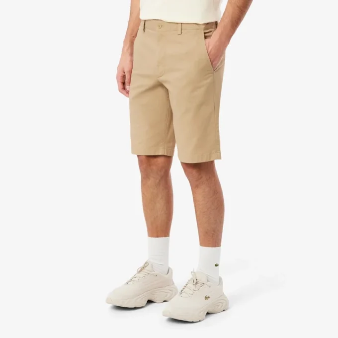 Elastické keprové chino šortky Elastické keprové chino šortky