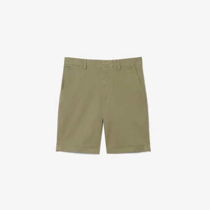 Elastické keprové chino šortky Elastické keprové chino šortky