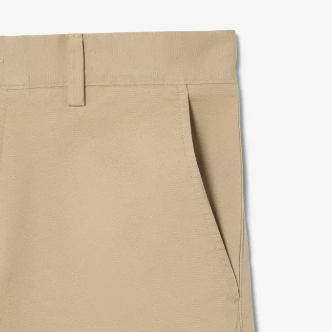 Elastické keprové chino šortky Elastické keprové chino šortky