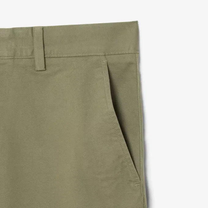 Elastické keprové chino šortky Elastické keprové chino šortky