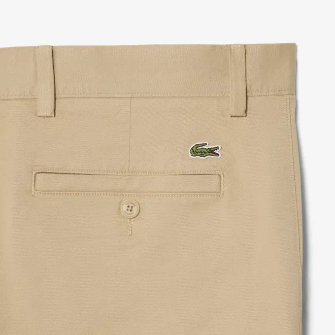 Elastické keprové chino šortky Elastické keprové chino šortky