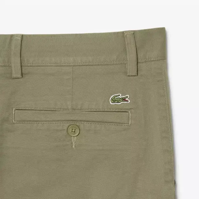Elastické keprové chino šortky Elastické keprové chino šortky