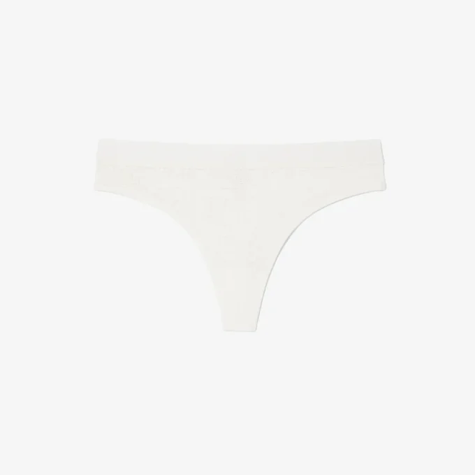 Elastické tanga z pointelle