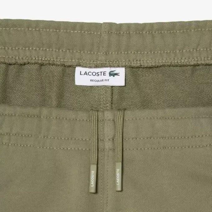 Fleecové šortky s logem a pruhy, regular fit Fleecové šortky s logem a pruhy, regular fit
