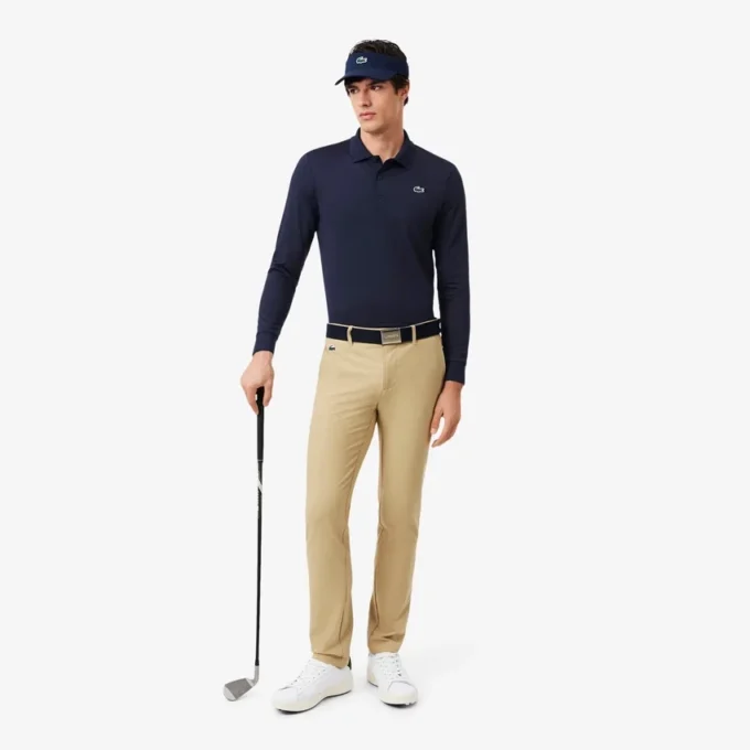 Golfová polokošile s dlouhým rukávem Ultra Dry s regular fit střihem Golfová polokošile s dlouhým rukávem Ultra Dry s regular fit střihem