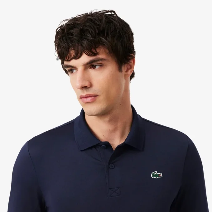 Golfová polokošile s dlouhým rukávem Ultra Dry s regular fit střihem Golfová polokošile s dlouhým rukávem Ultra Dry s regular fit střihem