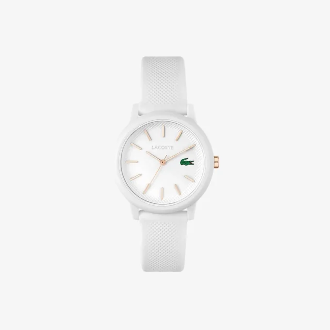 Hodinky Lacoste.12.12 s bílým silikonovým řemínkem Hodinky Lacoste.12.12 s bílým silikonovým řemínkem