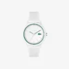 Hodinky Lacoste.12.12 s bílým silikonovým řemínkem Hodinky Lacoste.12.12 s bílým silikonovým řemínkem