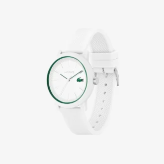 Hodinky Lacoste.12.12 s bílým silikonovým řemínkem