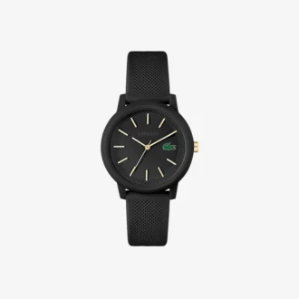 Hodinky Lacoste.12.12 s černým silikonovým řemínkem