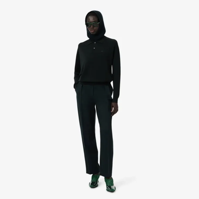Kalhoty Runway Straight Fit Tailored z vlny