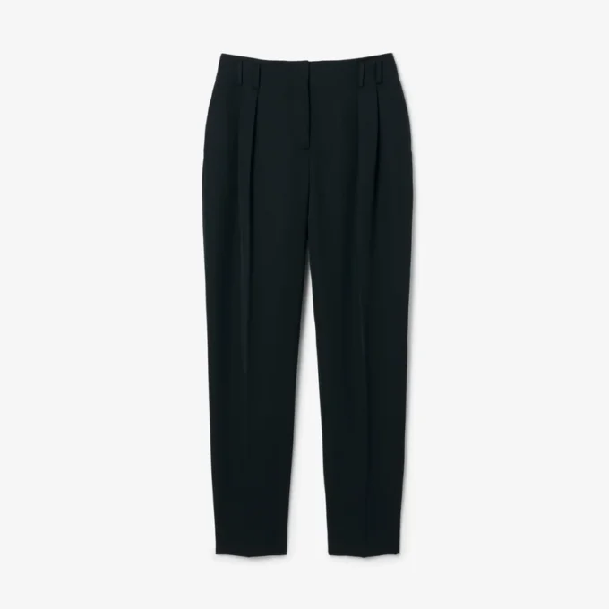 Kalhoty Runway Straight Fit Tailored z vlny