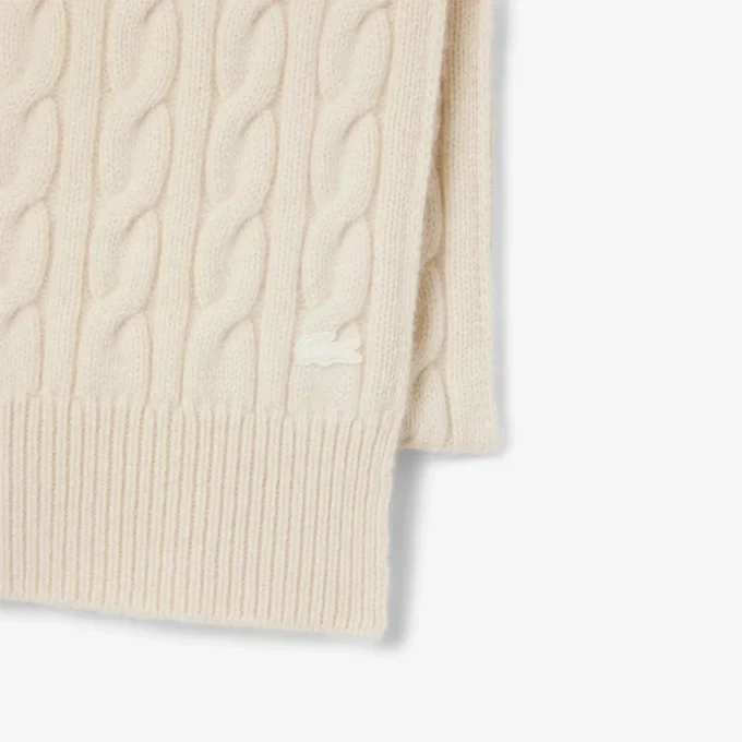 Kašmírový šátek Runway Cable Knit Kašmírový šátek Runway Cable Knit