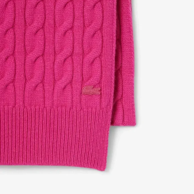 Kašmírový šátek Runway Cable Knit Kašmírový šátek Runway Cable Knit