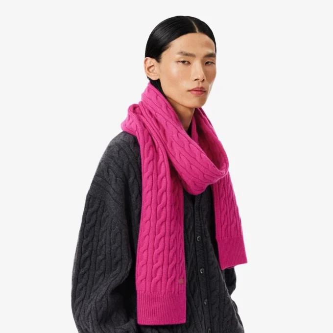 Kašmírový šátek Runway Cable Knit Kašmírový šátek Runway Cable Knit