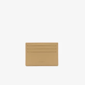 Kožený držák na karty s monogramem