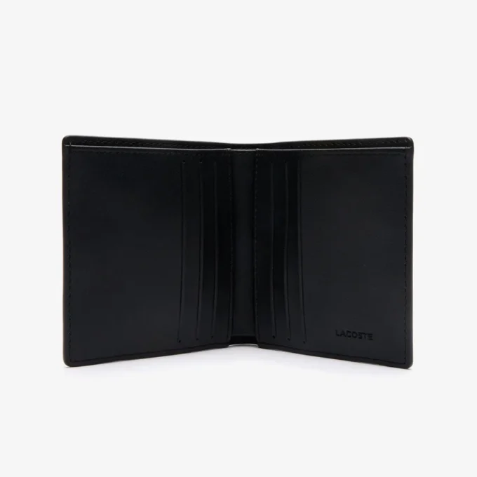 Kompaktní kožená peněženka s monogramem
